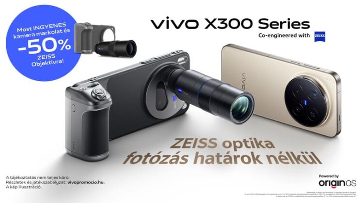 A ZEISS optika és a saját chip viszi a prímet; Magyarországon is kapható a vivo X300 és X300 Pro