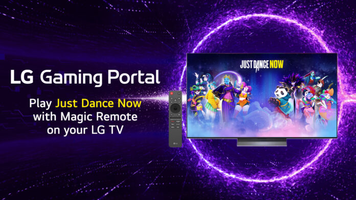 Mozgásérzékelős irányítást kap az LG Smart TV; táncjáték indul Just Dance Now néven 1 A Just Dance Now érkezésére készül az LG Gaming Portal; mozgásérzékelés csak a Magic Remote-tal