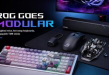 Az ASUS egyre modulárisabbá teszi ROG perifériáit: cserélhető súlyok, TMR joystickok és hot-swap billentyűzetek