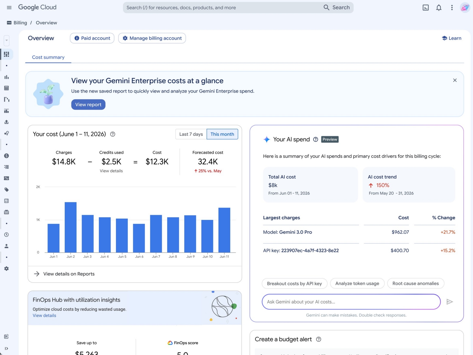 A Google kordában tartaná az AI-ügynökök költségeit: érkezik a Gemini Enterprise használatarányos díjazása és havi limitje 1 A Google kordában tartaná az AI-ügynökök költségeit: érkezik a Gemini Enterprise használatarányos díjazása és havi limitje