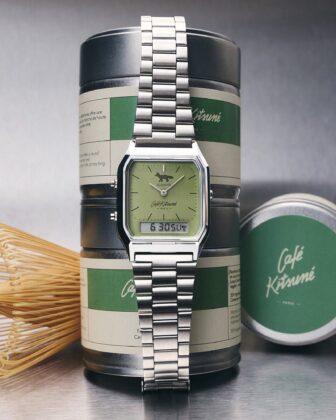 Casio AQ-230ECK-3A: matchazöld limitált retroóra a Café Kitsunéval