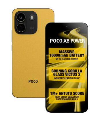 POCO X8 Power: 10 000 mAh-s akkumulátorral és 100 W-os töltéssel debütált