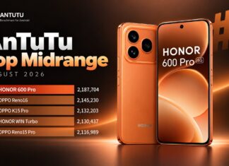 A HONOR 600 Pro vezeti az AnTuTu középkategóriás ranglistáját, az OPPO öt helyet szerzett a top 10-ben