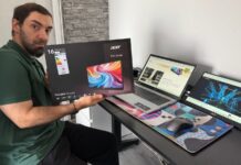 Acer PM161Q B1 teszt: hordozható második kijelző laptop mellé