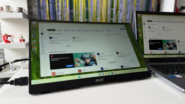 Acer PM161Q B1 teszt: hordozható második kijelző laptop mellé