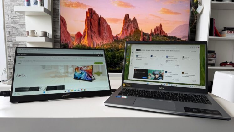Acer PM161Q B1 teszt: hordozható második kijelző laptop mellé