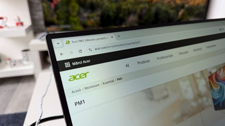 Acer PM161Q B1 teszt: hordozható második kijelző laptop mellé