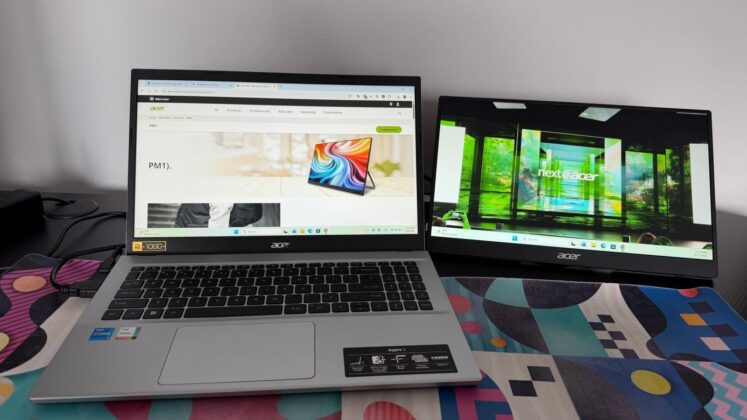 Acer PM161Q B1 teszt: hordozható második kijelző laptop mellé