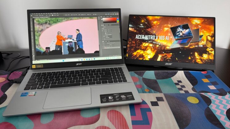 Acer PM161Q B1 teszt: hordozható második kijelző laptop mellé
