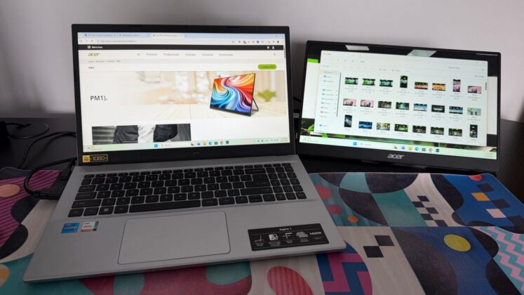 Acer PM161Q B1 teszt: hordozható második kijelző laptop mellé