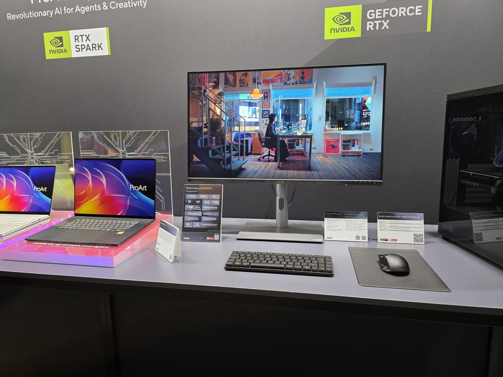 ASUS ProArt Berlinben: RTX Spark laptopok, tenyérnyi munkaállomás és 6K monitor