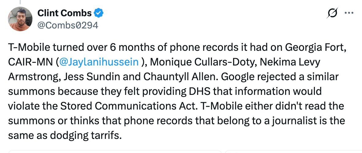 A T-Mobile állítólag 10 ezer hívás- és üzenetmetaadatot adott át egy újságíróról az amerikai hatóságoknak