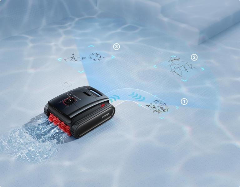 IFA 2026: a Roborock RockAqua P1 medencetisztító robot óránként 25 700 liter vizet szív át