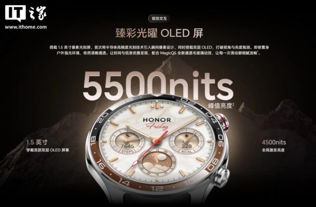 Tandem OLED kijelzővel és új egészségügyi szenzorokkal debütált a HONOR Watch 6 Pro
