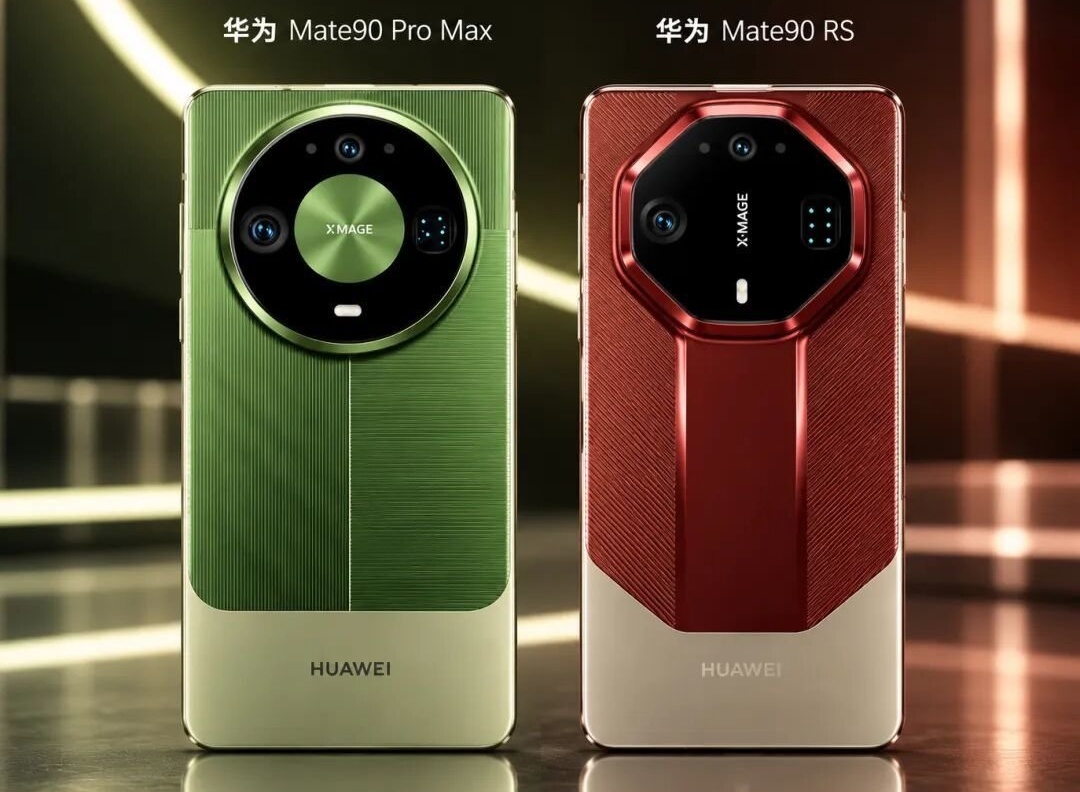 Huawei Mate 90: texturált zöld hátlap és kör alakú XMAGE kameramodul a kiszivárgott képeken 1 Huawei Mate 90: texturált zöld hátlap és kör alakú XMAGE kameramodul a kiszivárgott képeken