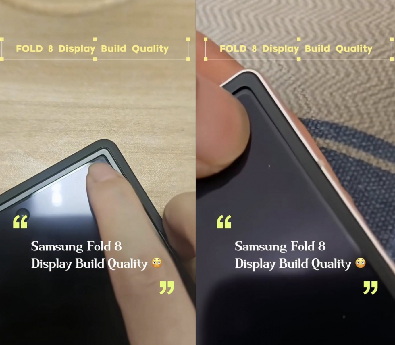 Galaxy Z Fold8: benyomódhatnak a belső kijelző sarkai nyomásra 1 Samsung Galaxy Z Fold8