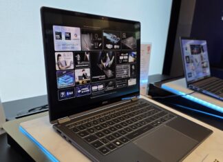 MSI Prestige 14 Flip AI+: 11,9 mm-es, OLED-es üzleti 2 az 1-ben laptop tollal
