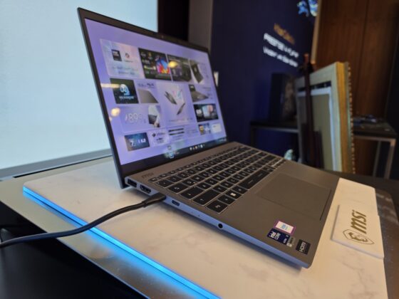 MSI Prestige 14 Flip AI+: 11,9 mm-es, OLED-es üzleti 2 az 1-ben laptop tollal
