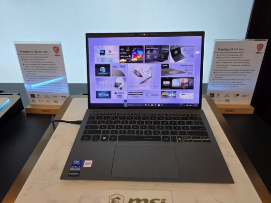 MSI Prestige 14 Flip AI+: 11,9 mm-es, OLED-es üzleti 2 az 1-ben laptop tollal