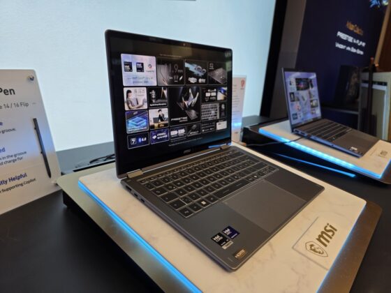 MSI Prestige 14 Flip AI+: 11,9 mm-es, OLED-es üzleti 2 az 1-ben laptop tollal