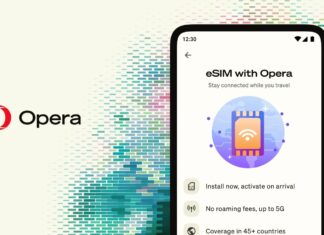 Utazási eSIM-et épít az Androidos Operába a böngésző