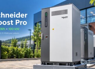 Schneider Boost Pro: egységenként 215 kWh-s energiatároló ipari és kereskedelmi épületekhez