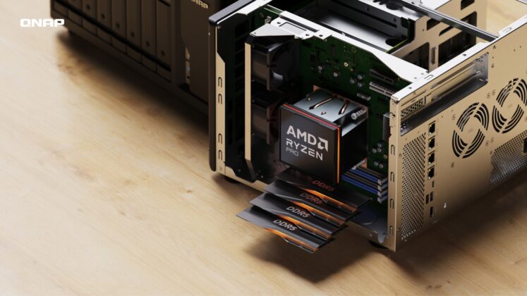 QNAP TVS-hx77AX: Ryzen 7000-as, ZFS-alapú NAS-ok AI-munkafolyamatokhoz