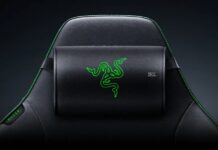 Razer Clio X: térhatású hangzás fejhallgató nélkül, gamer széktámlára szerelhető audiopárnával