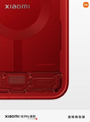 Vörös, „átlátszó” különkiadást kapott a Xiaomi 18 Pro és 18 Pro Max