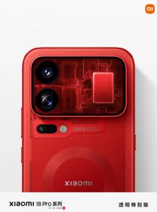Vörös, „átlátszó” különkiadást kapott a Xiaomi 18 Pro és 18 Pro Max
