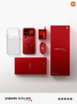 Vörös, „átlátszó” különkiadást kapott a Xiaomi 18 Pro és 18 Pro Max