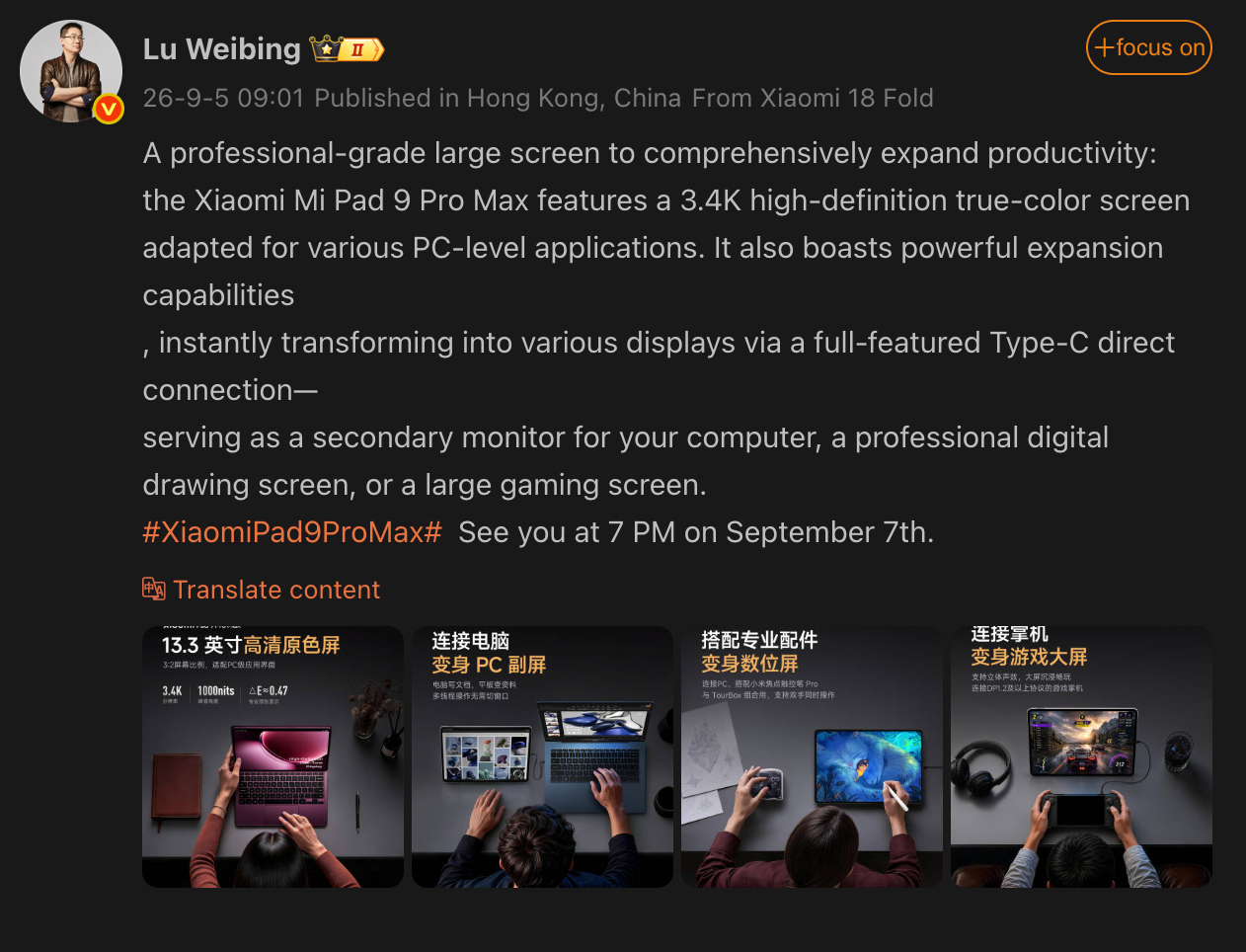 A Xiaomi Pad 9 Pro Max a laptopok babérjaira tör: HyperOS 4, TourBox és XRING O3