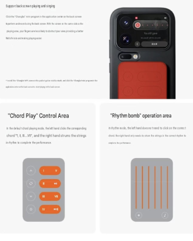 A Xiaomi Pocket Guitar gitárrá alakítja a Xiaomi 18 Pro hátlapját 1 A Xiaomi Pocket Guitar gitárrá alakítja a Xiaomi 18 Pro hátlapját