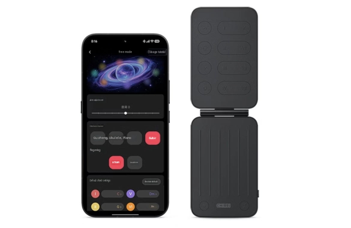 A Xiaomi Pocket Guitar gitárrá alakítja a Xiaomi 18 Pro hátlapját 2 A Xiaomi Pocket Guitar gitárrá alakítja a Xiaomi 18 Pro hátlapját