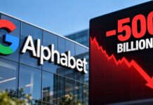 AI-lufi vagy korrekció? Az Alphabet egy nap alatt közel 500 milliárd dollárt veszített piaci értékéből