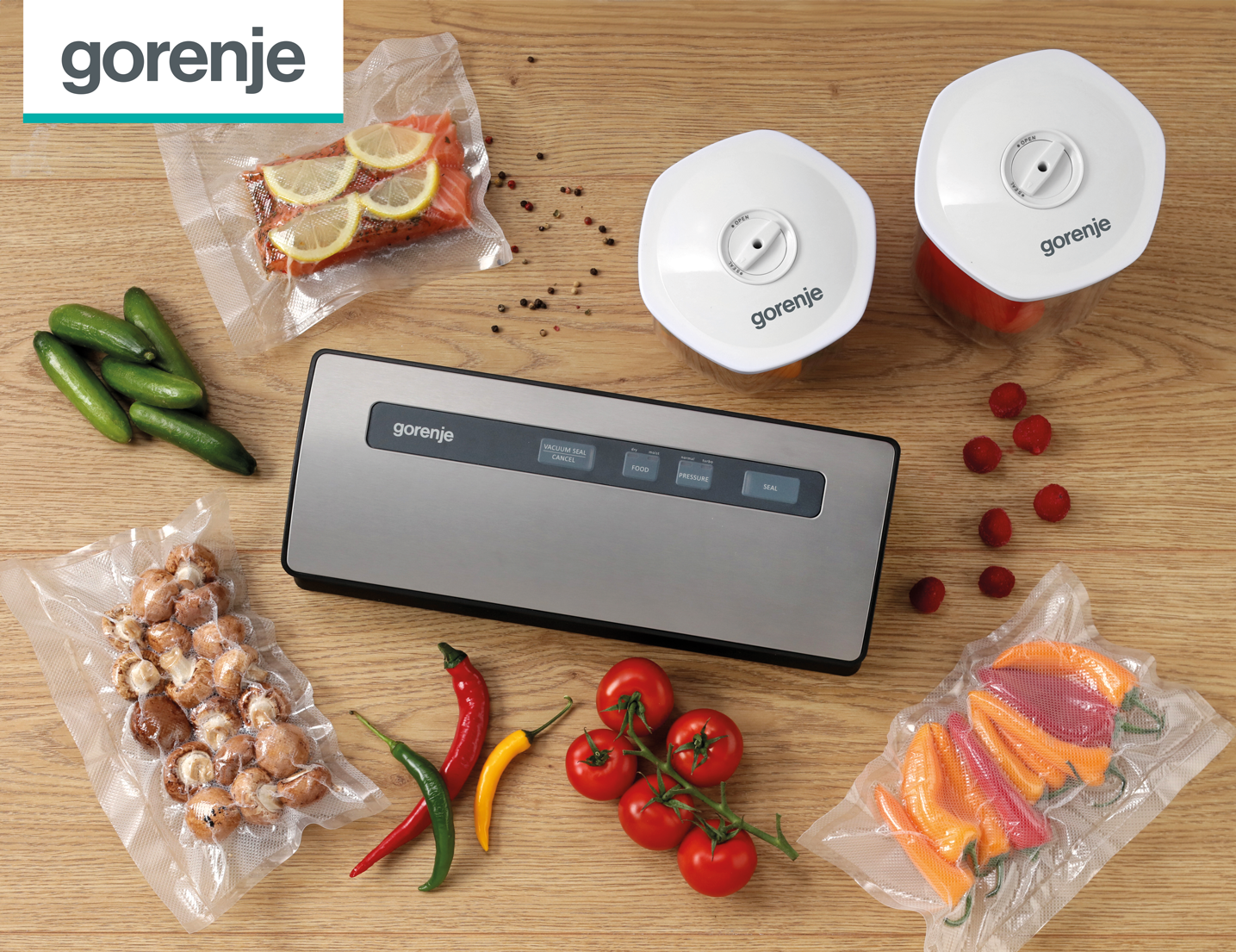 A Gorenje VS110BE vákuumozóval kevesebb helyet foglalhatnak az élelmiszerek a hűtőben és a fagyasztóban 1 Gorenje VS110BE: kompakt vákuumozó a hűtő és a fagyasztó rendszerezéséhez