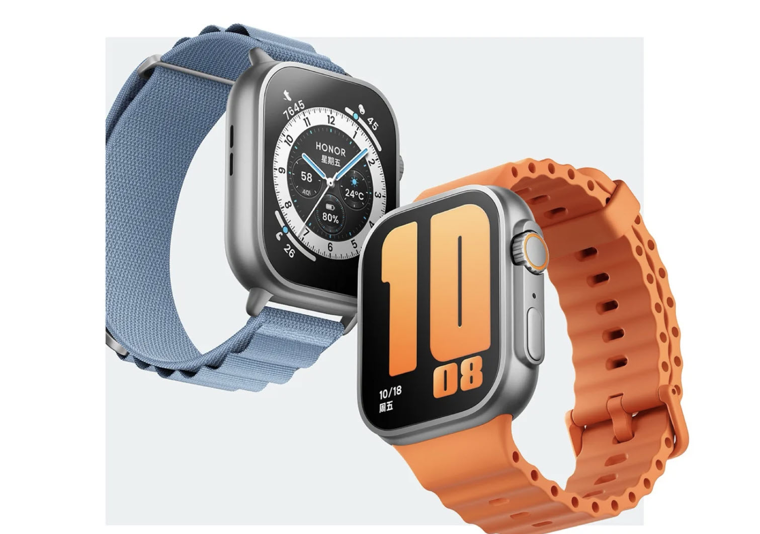 Az Honor Watch Fit 6 feltűnően hasonlít az Apple Watch Ultra 4-re, üzemideje 10 nap felett lehet 2 Az Honor Watch Fit 6 feltűnően hasonlít az Apple Watch Ultra 4-re, üzemideje 10 nap felett lehet