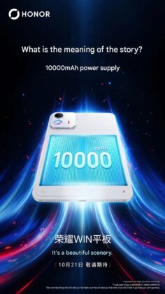 Honor Win Tablet: 240 Hz-es OLED kijelzővel és 10 000 mAh-s akkumulátorral érkezik a kompakt gamer tablet