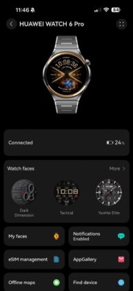 Huawei Watch 6 Pro teszt: prémium anyagok, eSIM és többnapos üzemidő