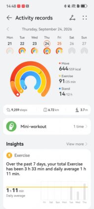 Huawei Watch D3 teszt: vérnyomásmérés sport előtt és után, akár hatnapos üzemidővel