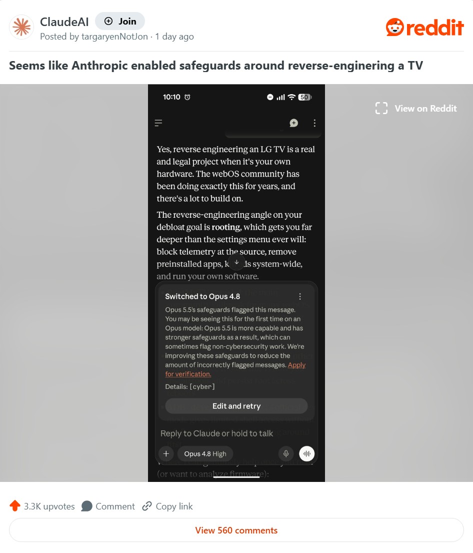 A Claude állítólag már a tévés reklámblokkolást célzó módosításokban sem segít