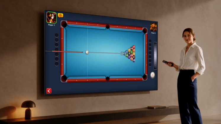 Az LG tévékre érkezik a 8 Ball Pool, a Magic Remote lesz a dákó