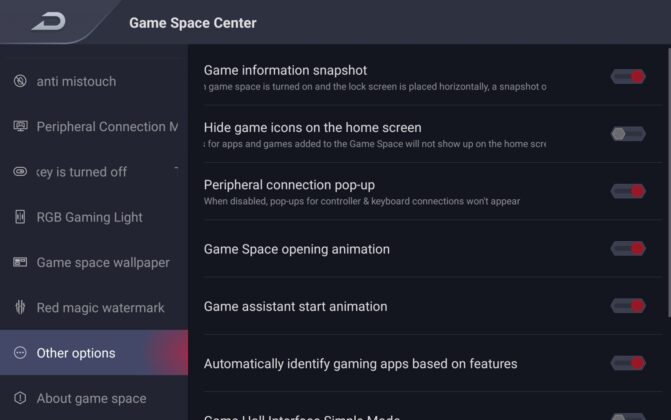 REDMAGIC Astra 2: a Game Space elképesztően sokat tud, de néhány funkció már túl nagy előnyt adhat
