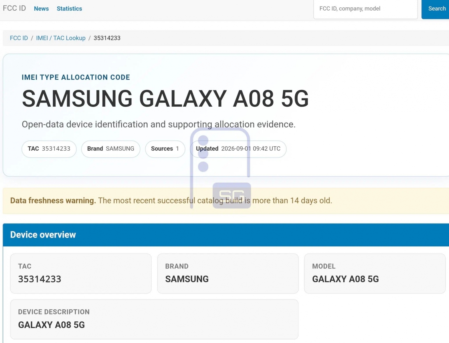 Samsung Galaxy A08 5G: 2027 februárjára várható az olcsó modell 5G-s változata 1 Samsung Galaxy A08 5G