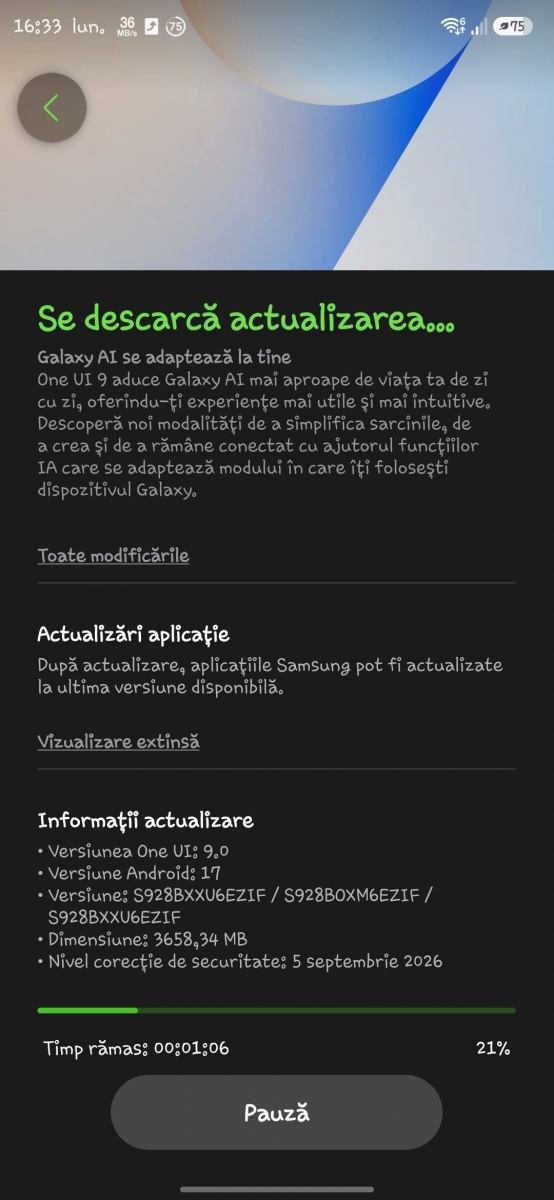 Android 17 és One UI 9 érkezik a Galaxy S24 szériára: fokozatosan bővül a kiadás 1 Android 17 és One UI 9 érkezik a Galaxy S24 szériára: fokozatosan bővül a kiadás
