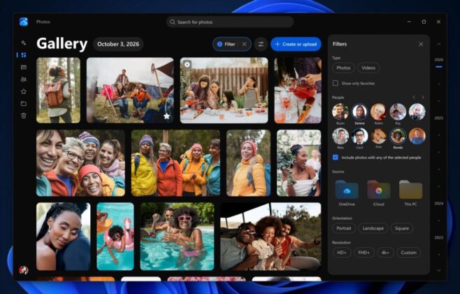 Alaposan megújul a Windows 11 Fotók appja: OneDrive- és iCloud-integráció, AI-szerkesztés, gyorsabb nézegető