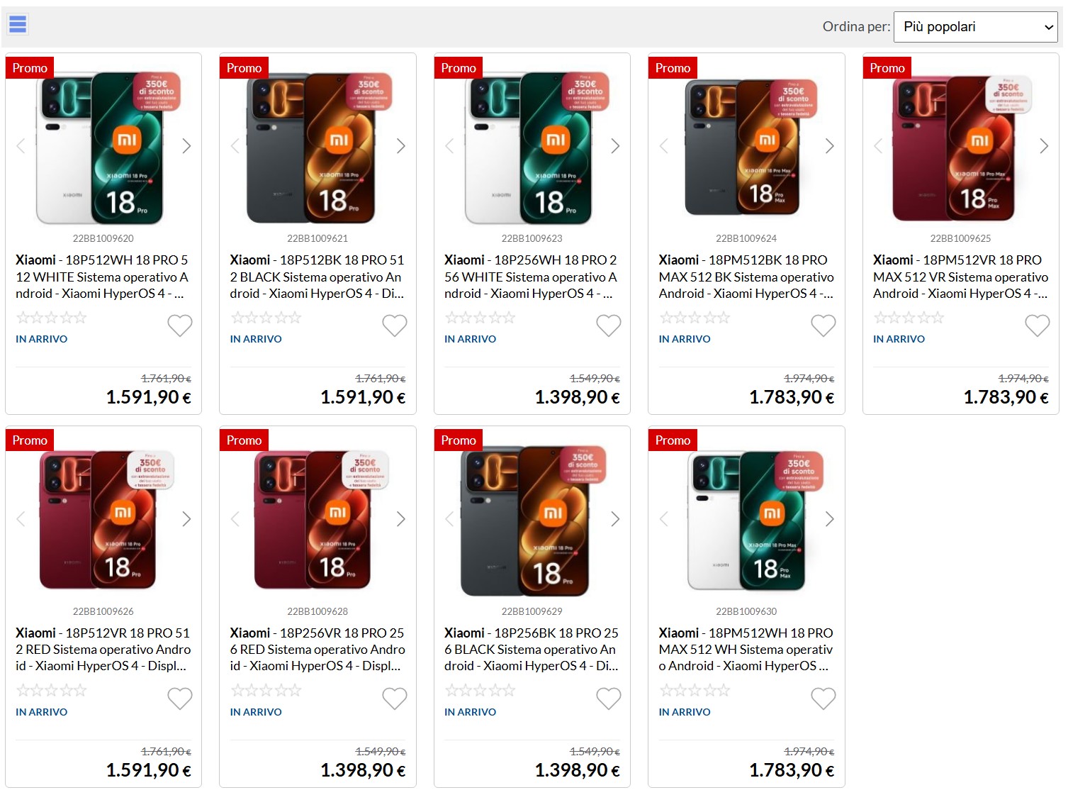 Xiaomi 18 Pro és 18 Pro Max: európai árak és kisebb akkumulátorok szivárogtak ki 1 Xiaomi 18 Pro és 18 Pro Max: európai árak és kisebb akkumulátorok szivárogtak ki